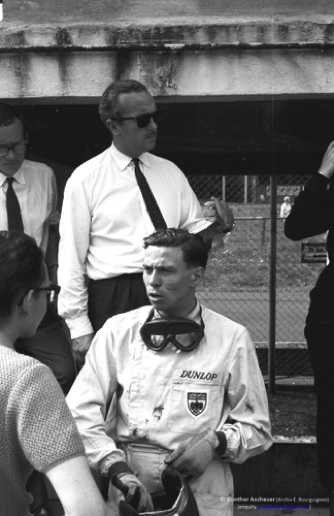 Nurburgring 1962, avec Colin Chapman